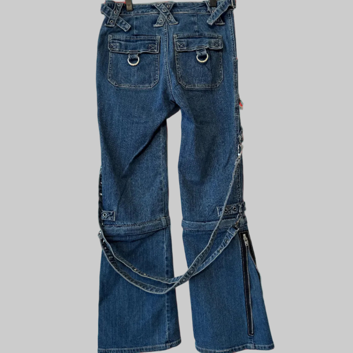 Tripp NYC Zip to Zip Blue Denim Pant