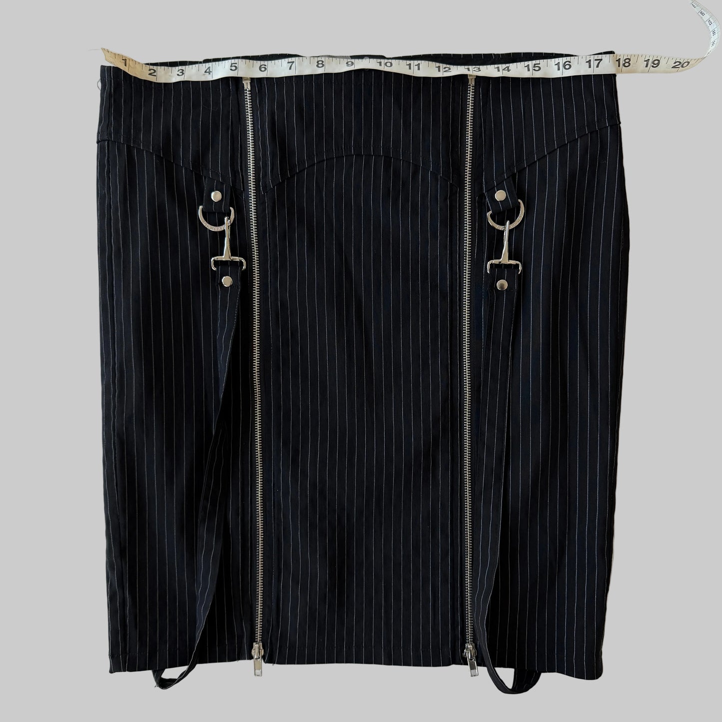 Vtg Lip Service Gangsta Pranksta Pinstrip Skirt XXL