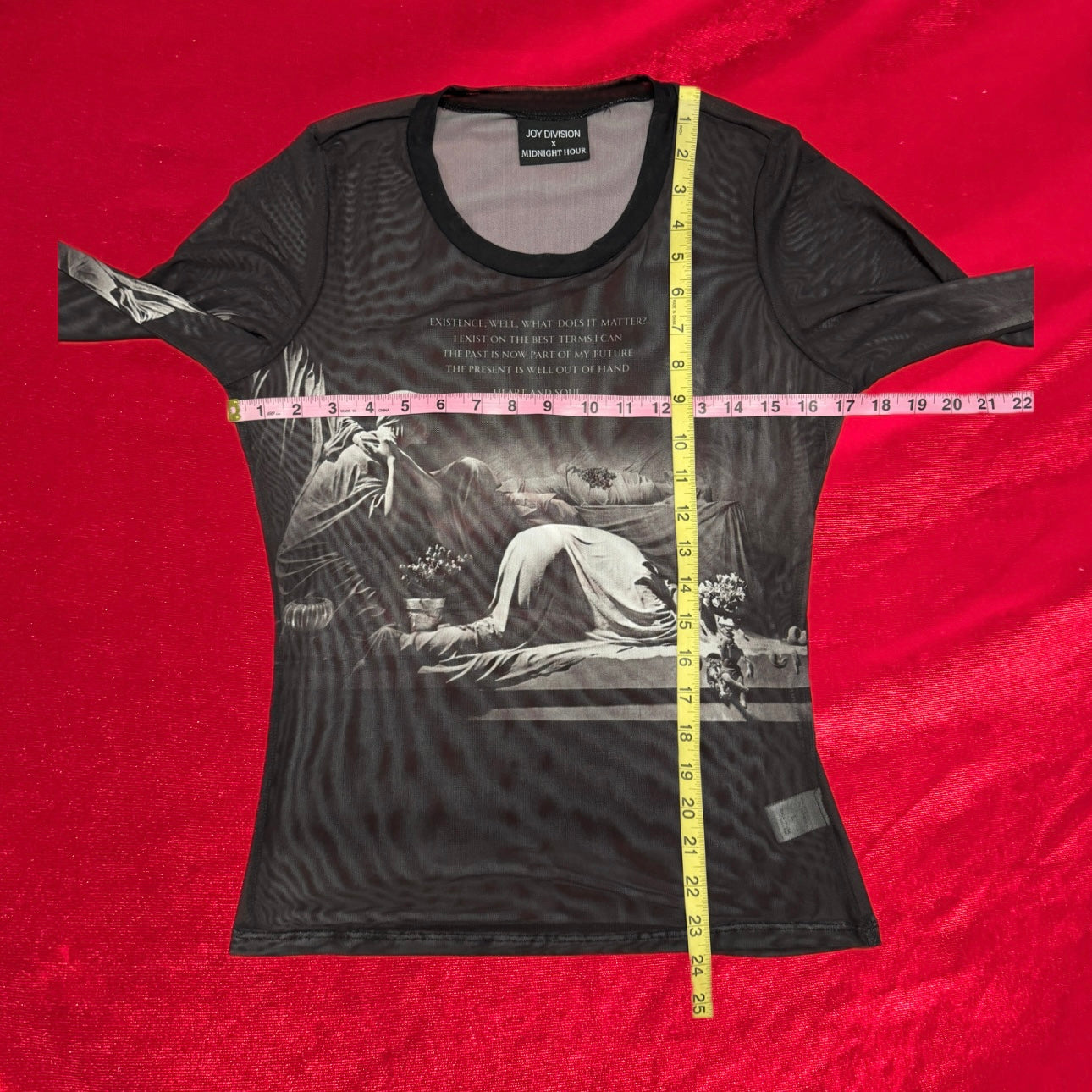 Joy Division Closer Mesh Top